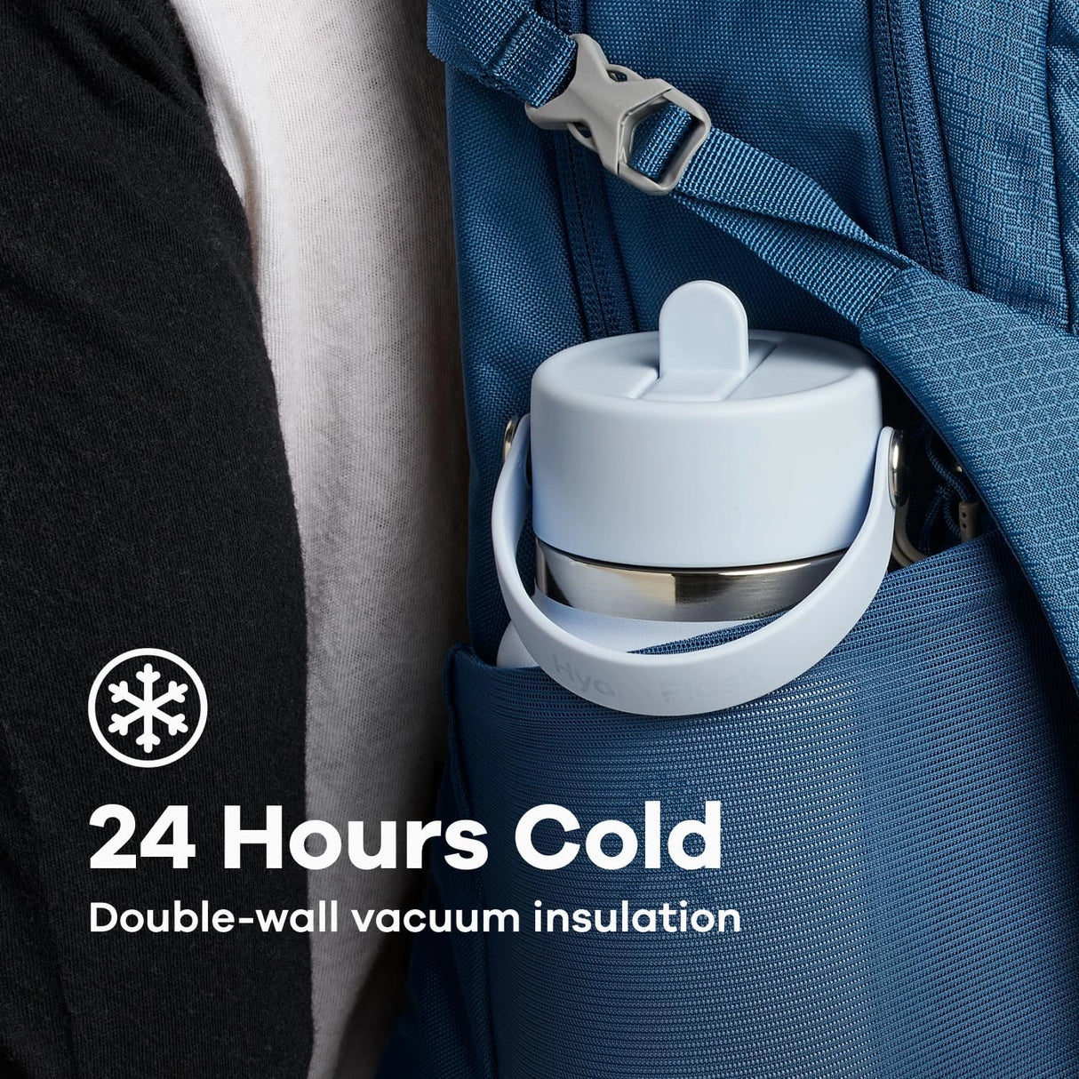 Wide Mouth with Flex Straw Cap