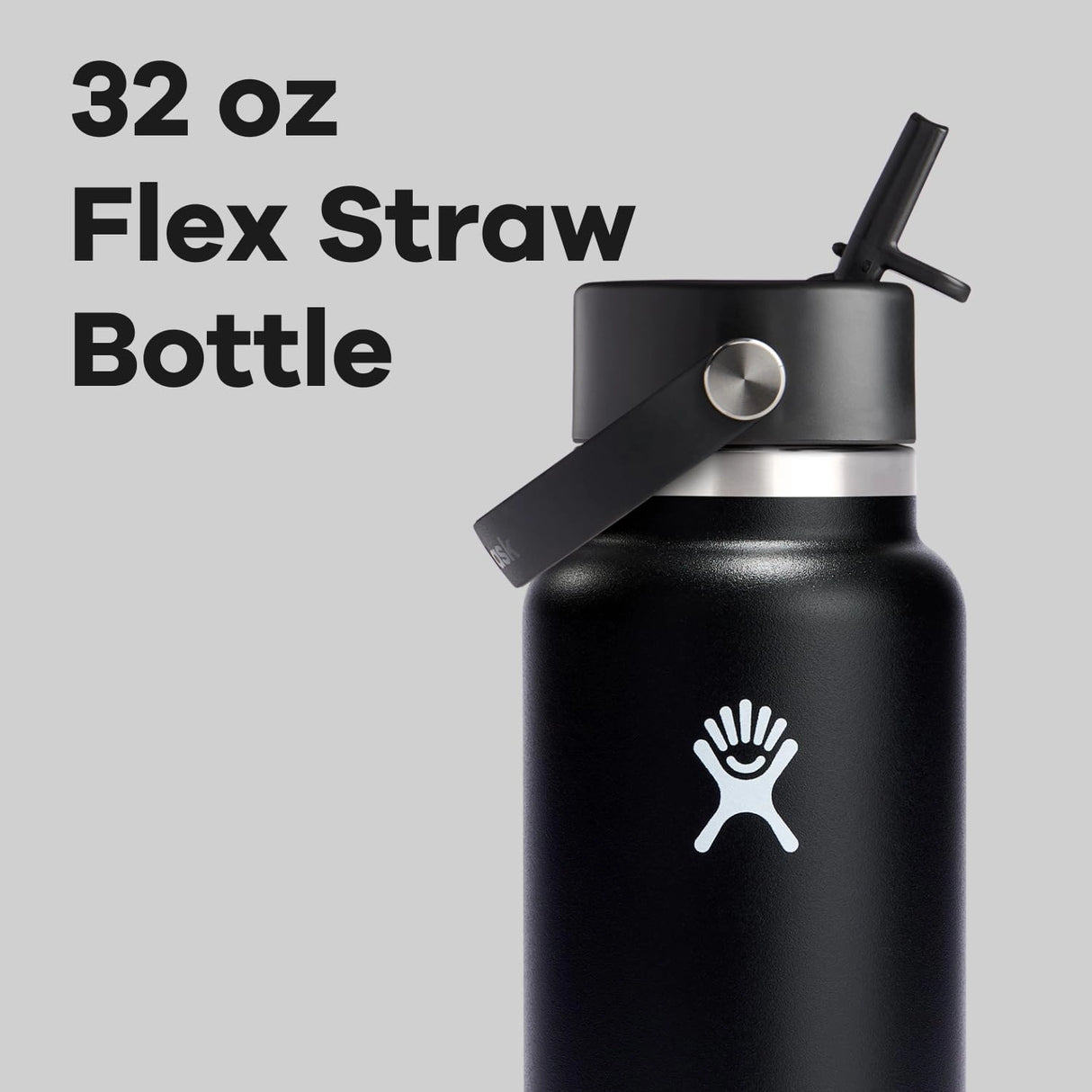 Wide Mouth with Flex Straw Cap