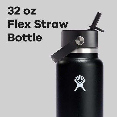 Wide Mouth with Flex Straw Cap